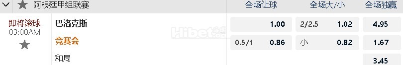 阿甲 巴洛克斯 VS 竞赛会