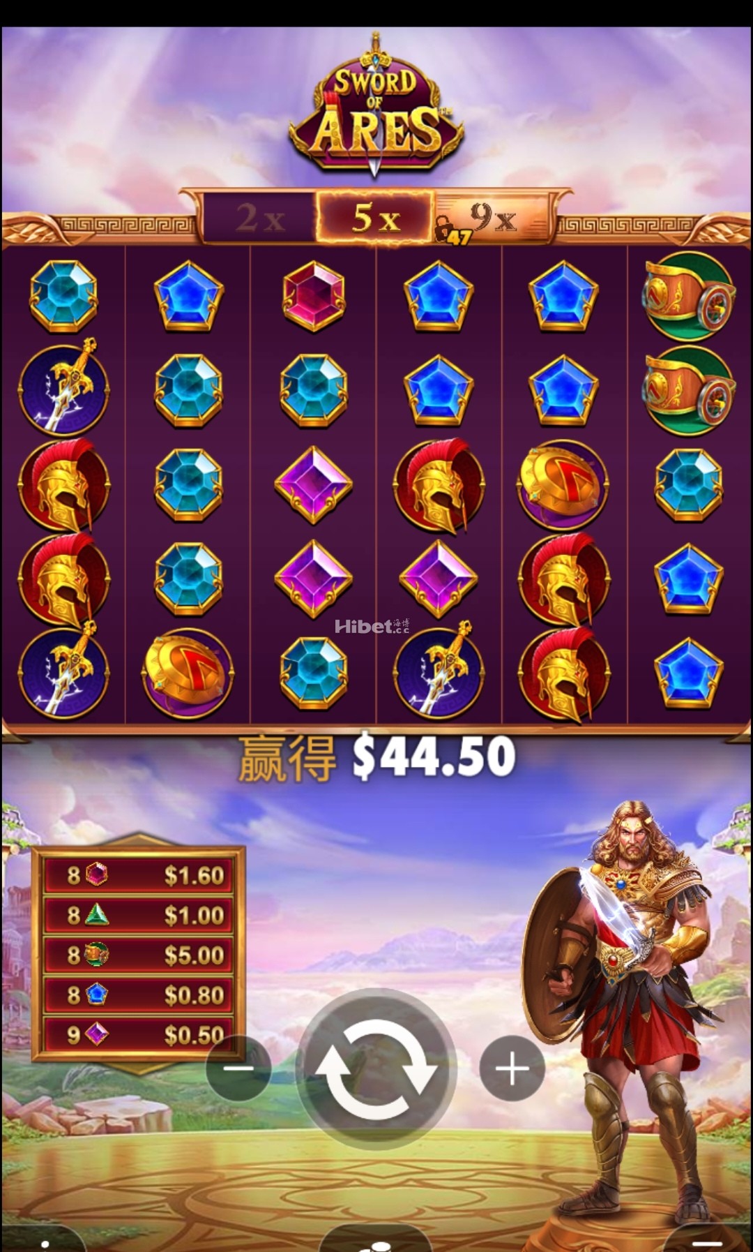 希腊战神之剑可以的盈利了