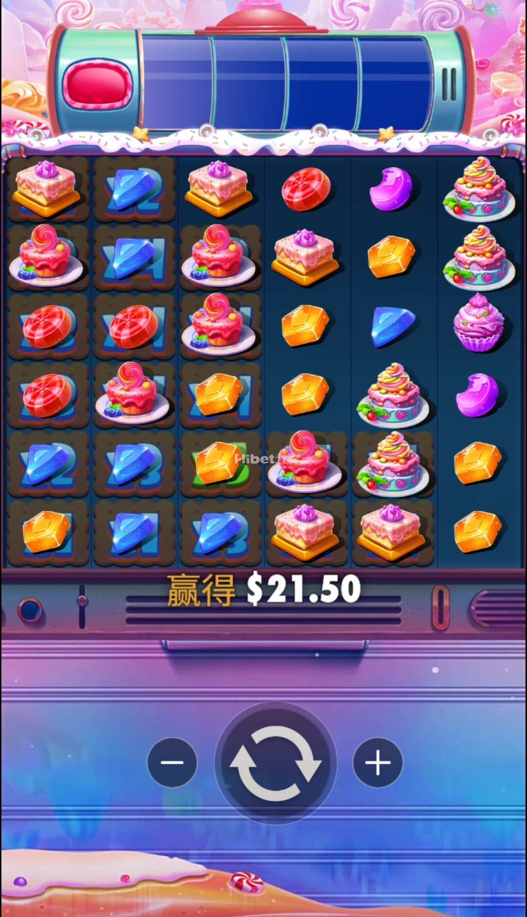 顶级糖果小赚了一点